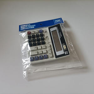 Reciclaje personalizado impreso encabezado claro LDPE sello autoadhesivo <span class=keywords><strong>Calculadora</strong></span> de plástico embalaje polybag - Product Image 1