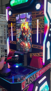 Superfun <span class=keywords><strong>Nouveau</strong></span> <span class=keywords><strong>Jeu</strong></span> <span class=keywords><strong>de</strong></span> lutte des bras, Machine <span class=keywords><strong>de</strong></span> <span class=keywords><strong>jeu</strong></span> à monnayeur, Version anglaise, Garantie 1 an, Fonctionnement à monnayeur - Product Image 6