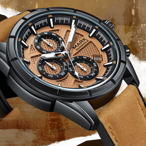 Orologio da Uomo Mark Fairwhale Impermeabile Multifunzione con Calendario al Quarzo Luminoso Orologi da Polso di Tendenza per Uomo - Product Image 2