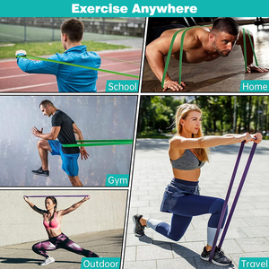 Banda de Resistencia Elástica para Ejercicios de Fitness, Impresa a Medida, Gruesa, Resistente y Duradera, de TPE, para Terapia Física - Product Image 5
