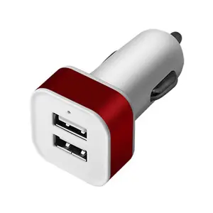 OEM wholesale abs fast car charging adapter 6a max multi ports usb car charger point