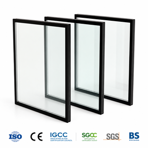 Vidrio <span class=keywords><strong>Aislante</strong></span> Doble Transparente de Baja Emisividad de Fábrica Directa 5+9A+5 6+12A+6 8+16A+8mm para Ventanas, Puertas, Muros Cortina y Solar con 5 Años de Garantía - Product Image 1