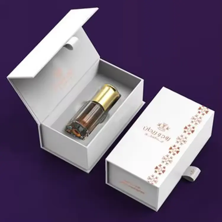 Kemasan kotak parfum mewah desain sampel rias hadiah parfum 50ml 15ml Logo kustom