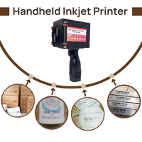 Impresora de Inyección de Tinta Portátil de Alta Calidad de 50.8mm, Máquina de Codificación para Huevos, Textiles, Fecha/Lote, Logotipo, Plástico/Madera/Cartones