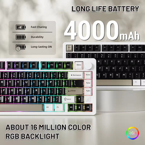 Teclado Mecánico de Aluminio CNC Attack Shark X86, 75%, 82 Teclas, Tri-Modo, Gasket, Intercambiable en Caliente, RGB, para Juegos - Product Image 5