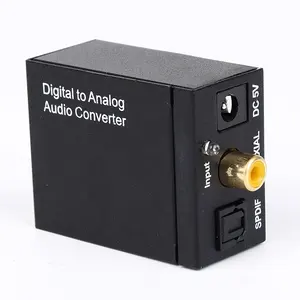 Señales de audio digitales coaxiales o Toslink a audio L/R analógico con soporte 3,5 Salida de señal de audio digital LPCM de 2 canales