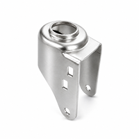 Support de roue pivotante en acier au carbone zingué sur mesure pour chariot, cadre de fourche pour matériel industriel