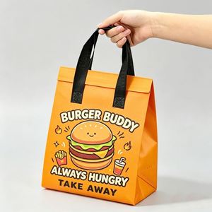 Sac isotherme personnalisé en non-tissé pour la livraison de repas rapides, combo, boissons – Vente en gros OEM - Product Image 5