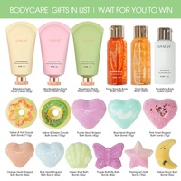 Coffrets Cadeaux de Bain SPA Marque Blanche pour Femme avec Lait Corporel, Crème pour les Mains, Gel Douche et Bombe de Bain