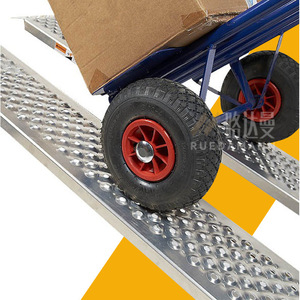 Rampa de Carga Ludaman para Motocicletas y Vehículos Eléctricos, 1m, Aleación de Aluminio, Antideslizante, Sin Barreras, para Modernización y Adaptación - Product Image 2