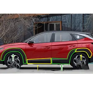 现代图森2021 2022 2023 2024 nx4车身套件保护的汽车车轮眉边饰件门板护板造型