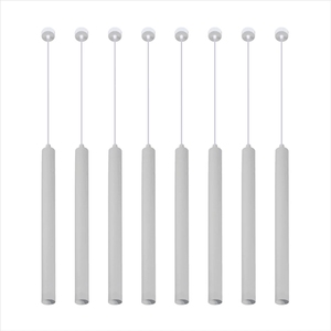 โคมไฟระย้าหลอด LED ห้อยยาวสีขาวดำทองโคมไฟระย้าหลอดยาวแบบนอร์ดิก - Product Image 4