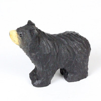 Sculptures d'animaux en bois, artisanat en bois mignon, sculptures à la main, export transfrontalier, commerce extérieur, fournitures de sculptures en bois, personnalisables