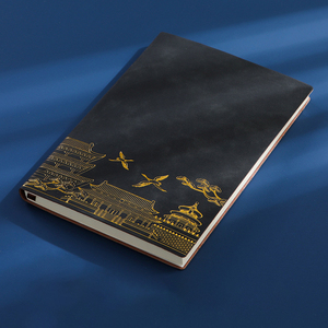 Chất lượng cao A5 <span class=keywords><strong>PU</strong></span> da văn phòng kinh doanh tùy chỉnh trống Tạp Chí kế hoạch máy tính xách tay tùy chỉnh kích thước máy tính xách tay - Product Image 4