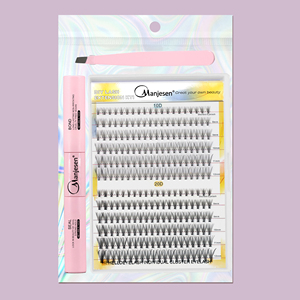 Pestañas de Seda Hechas a Mano Estilo Escandinavo, Minimalistas Nórdicas en Forma de Lágrima, 8mm, 12 Filas, Mega Volumen 10D-20D, para el Domingo de Pascua e Iglesia - Product Image 2