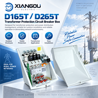 Disjoncteur numérique monté sur poteau 4 pôles D165T D265T 440V 165A 265A pour la protection des transformateurs MT/AT ruraux