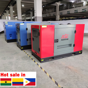 Máy phát điện di động đặt 3KW 5KW <span class=keywords><strong>8KW</strong></span> 12KW 15KW 20kW Máy phát điện diesel im lặng đặt nhà khẩn cấp dự phòng cung cấp điện - Product Image 1