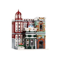 Mould King 16005 Boutique de collection antique 3037 pièces Blocs de construction Modèle de vue sur rue avec éclairage pour adultes 8+