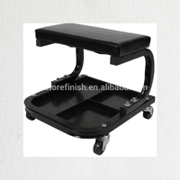Tray Shop Car Garage w/ 220 lbs Capacité siège de travail Rolling Creeper Seat Mechanic Stool Chair