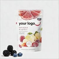 Nouvelles pochettes refermables personnalisées avec logo imprimé, résistantes à l'humidité, pour fruits secs, emballages alimentaires Doypack