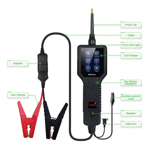 Sonde d'alimentation TopDiag P100 pro outil de Diagnostic automobile à clapet voltmètre numérique testeur de Circuit de résistance de courant AC/DC