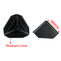 Protections d'angle en plastique épaissi pour boîtes d'expédition, emballages postaux, protections triangulaires résistantes aux chocs sur trois côtés