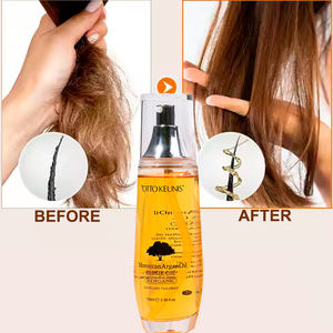 Fabricants de marque privée personnalisée au <span class=keywords><strong>monde</strong></span> meilleure huile capillaire d'argan marocaine OEM sérum d'huile capillaire réparatrice intensive organique en gros - Product Image 5
