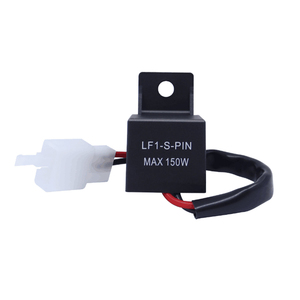 Relé Intermitente Electrónico LED de <span class=keywords><strong>2</strong></span> <span class=keywords><strong>Pines</strong></span> 12V 24V para Señal de Giro de Motocicleta, Solución Universal para Intermitentes con Hiperflash - Product Image 4
