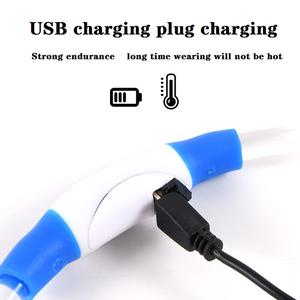 <span class=keywords><strong>Collar</strong></span> LED Recargable por USB para Perro, Resistente al Agua, de TPU, <span class=keywords><strong>Collar</strong></span> Luminoso para Mascotas, Decoraciones Clásicas y Sencillas con Cinta Impresa - Product Image 4