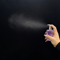 Vente en gros de flacons de parfum carrés de 100 ml avec bouchon doré, flacon en verre transparent avec pulvérisateur, marque Guangdong ZB, logo imprimé en sérigraphie