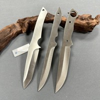 Lame de couteau en acier d'usine, vierge, faite à la main, sans manche, en acier inoxydable à haute teneur en carbone, pour couteaux de chef et Santoku, personnalisable