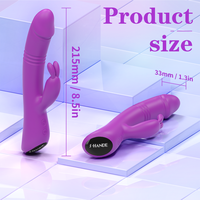 S-HANDE Vibrateur clitoridien et point G pour femme, masseur de clitoris, vibromasseur lapin, jouet sexuel pour le corps et les seins