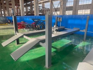 ลิฟท์ยกรถแบบ 4 เสา ใหม่ ลิฟท์ยกรถไฮดรอลิกแบบเคลื่อนที่ 4 เสา ลิฟท์ยกรถแบบ 4 กระบอกสูบ 4 เสา รุ่น Launch - Product Image 4