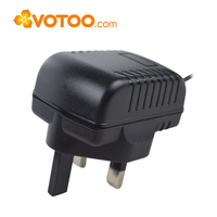 Adaptateur secteur AC/DC OEM ODM 5V 1A 5W, prise UK, prise DC 5,5x2,1 mm, alimentation à découpage pour terminal de point de vente, CCTV, bande LED, routeur