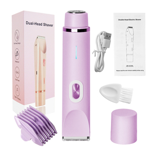Tondeuse bikini rechargeable sans fil <span class=keywords><strong>pour</strong></span> <span class=keywords><strong>femme</strong></span>, rasoirs électriques indolores <span class=keywords><strong>pour</strong></span> une peau soyeuse, <span class=keywords><strong>rasoir</strong></span> facial étanche <span class=keywords><strong>pour</strong></span> le corps - Product Image 4