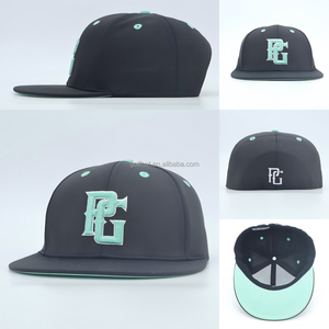 OEM Unisex Street Style Hat Fitted <b>Caps</b> Custom 3D Embroidery Logo Outdoor Fitted Snapback Hat <b>Flat</b> Brim Baseball <b>Cap</b> for <b>Men</b> - Product Image 2