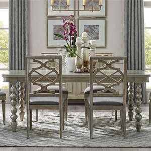 Di alta qualità di <span class=keywords><strong>arte</strong></span> della decorazione di disegno elegante <span class=keywords><strong>quadrato</strong></span> in legno tavoli e sedie set da pranzo di lusso - Product Image 5