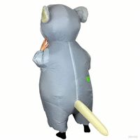 Costume de souris gonflable pour adulte Costume de souris gonflable Costume de cosplay de fête d'Halloween drôle