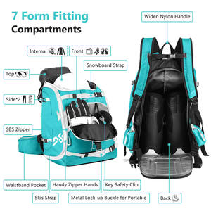 Échantillon gratuit Logo personnalisé Sac à dos de sport Étanche Grande capacité Loisirs de plein air Voyage Ski Sac de sport - Product Image 4