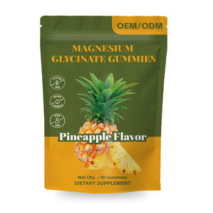 Venta al por mayor Magnesio Glicinato Gummies Natural Vegano Memoria Sueño Alimentos Suplementos a granel 400mg Magnesio Glicinato Gomitas - Product Image 2