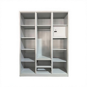 Armarios Metálicos a Medida; Armarios <span class=keywords><strong>de</strong></span> Acero con <span class=keywords><strong>Puertas</strong></span> Corredizas; Diseño Moderno <span class=keywords><strong>de</strong></span> Doble Uso para Gimnasios - Product Image 4