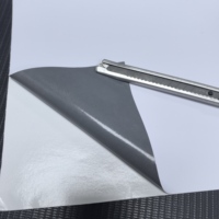 Vinyle mat gris adhésif, imprimable éco-solvant/UV, haute adhérence pour étiquettes industrielles et promotionnelles durables