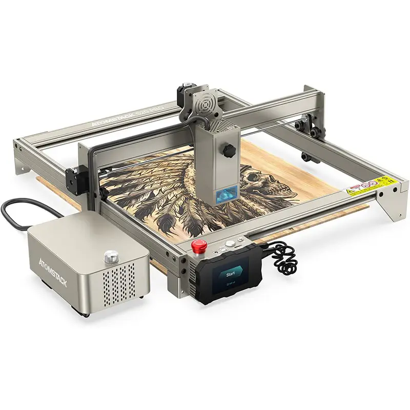 Atomstack S20 X20 A20 Pro máy khắc laser 20 Wát Laser Cutter DIY giới hạn chuyển đổi ẩn ứng dụng khắc cho Gỗ Kim Loại Acrylic