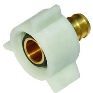 Adaptor Putar berulir NPT wanita, 1/2 "PEX 1/2" FEMALE Fitting kuningan Gratis