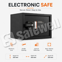 Caja Fuerte Electrónica Digital OEM Safewell con Cerradura de Teclado, Gabinete de Seguridad de Acero para Hotel, Hogar, Oficina y Proyectos Comerciales