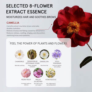 Crema reparadora de esencia de Camelia para <span class=keywords><strong>cejas</strong></span> propensas al enrojecimiento <span class=keywords><strong>Gel</strong></span> de helado Nutritivo Post-cuidado para tatuajes de pestañas y permanente de <span class=keywords><strong>cejas</strong></span> - Product Image 4