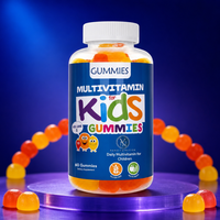 OEM ODM Kinder Multivitamine Gummies Natuurlijke Fruit Smaak Dagelijkse Vitamine Gummy Candy voor Kinderen