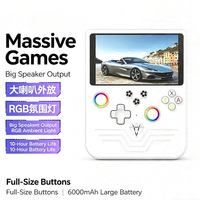 Console de jeu portable R60 MAX, écran IPS HD de 6,0 pouces, 1280x720, lecteur de jeux rétro, plus de 40 000 jeux, système d'exploitation Linux/Android 14, Wi-Fi, joysticks 3D