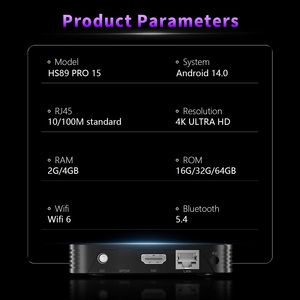 HS89 <span class=keywords><strong>Pro</strong></span> 15 RK3539 ควอดคอร์ 64บิต แรม 4GB รอม 32GB 4K Android 14 ไฟร์ทีวีสติ๊ก WiFi6 สำหรับกล่องสมาร์ททีวี - Product Image 6