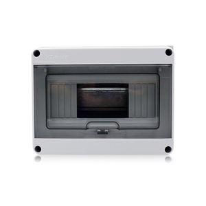 Serie HT Caja de distribución de 8 vías Placa de panel eléctrico Caja de distribución de energía Abs Disyuntor Mcb <span class=keywords><strong>Box</strong></span> - Product Image 2